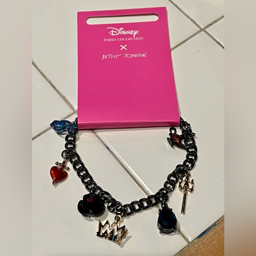 Disney Parks x Betsey Johnson Villains Charm Bracelet